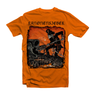 KANONENFIEBER T-Shirt "Menschenmühle" Design Orange , SIZE XXL